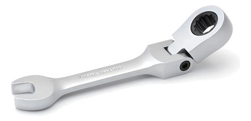 Llave Combinada Con Crique Corta Articulada 18 Mm Bremen Cod. 6261 Dgm Gris