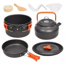 Kit De Utensílios De Cozinha De Acampamento Com Bolsa De Tra