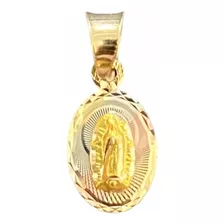 Medalla Virgen De Guadalupe Oro Florentino 10 Kilates Chica