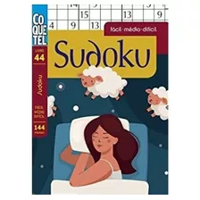 Livro Coquetel Sudoku - Nível Facil ,médio E Difícil N° 44