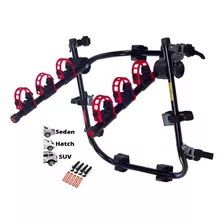 Suporte Para Bicicleta Carro 3 Bikes Transbike Hatch Sedan