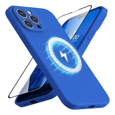 Funda Para iPhone 14 Pro Color Azul Klein Vooii