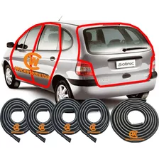 Kit Borrachas 4 Portas E Porta-malas Renault Scenic Todos Gc