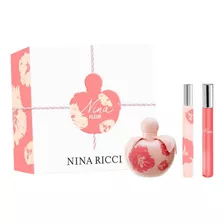 Nina Ricci Fleur Edt 80ml + Roll-on 10ml+ Roll-on 10ml