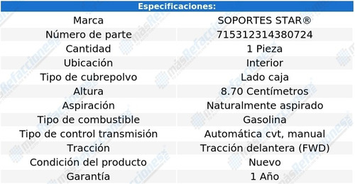 Cubre Polvo Lado Caja Int Sentra L4 2.0l Cvt, Std 07-12 Foto 2