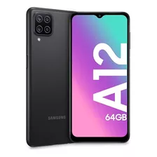 Celular Samsung Galaxy A12 64gb + 4gb Ram 4g Lte Color Negro