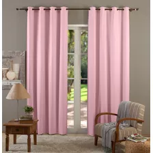 Cortina Corta Luz Blecaute Black Out Rosa 2,80x2,30 Quarto