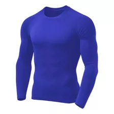 Camiseta Térmica De Manga Longa Malha Fria Anti Uv 50+