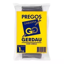 Prego Galvanizado Com Cabeça 18x27 Gerdau 1kg