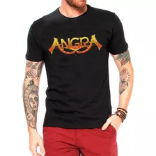 Camiseta Angra Banda Rock Power Metal 100% Algodão Premium