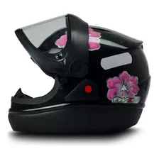 Capacete Fw3 Fechado Para Moto Flores Automatic