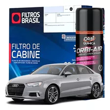 Kit Filtro Cabine Higienizador Audi A3 2015 2016 2017 2018