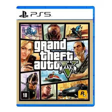 Grand Theft Auto Gta 5 Mídia Física Ps5 Novo Pronta Entrega