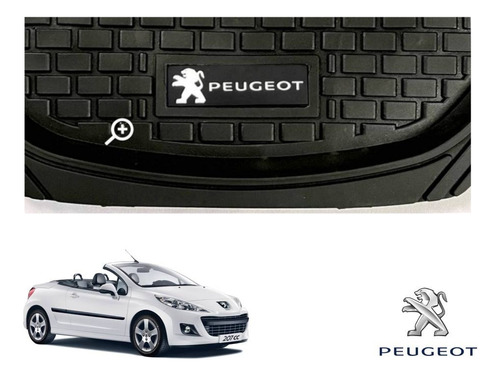 Tapetes 3d Logo Peugeot + Cubre Volante 207 Cc 2008 A 2014 Foto 7
