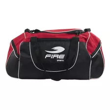 Maleta Deportiva Fire Sports Viaje Gym Bolsa Fitness Rojo