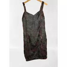 Vestido De Fiesta, Estampado, Nuevo. Talle L