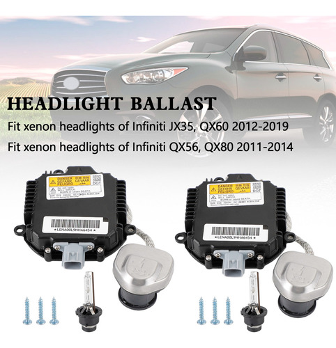 2 Control Balasto Faros Delanteros For Jx35 Qx56 Qx60 Qx80 Foto 3