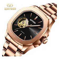 Relojes Automáticos Kinyued Luminous Skeleton Para Hombre