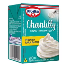 Creme Tipo Chantilly Pronto Para Bater Dr. Oetker 200ml