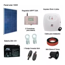 Kit Solar Impulsor Ecr18i Perimetral 4julio Funciona 24horas