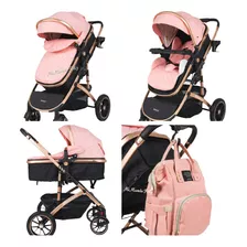 Coche Cuna Moises Para Bebes Enduro Prado Babygo De Aluminio Color Beige Color Del Chasis Negro