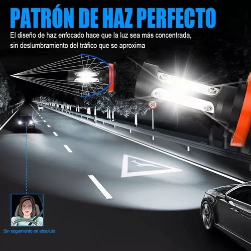 Kit De Focos Led De Haz Alto Y Bajo De 16000 Lm Para Chevrol Foto 4