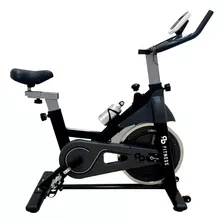 Bicicleta Ergométrica Spinning 10kg De Força Inércia Preta Cor Preto