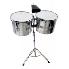 Timbales New Beat 14 15 Lt-256cd Tipo Banda Vaso Ancho