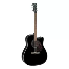 Guitarra Electroacústica Yamaha Fx370c Para Diestros Black Palo De Rosa Brillante