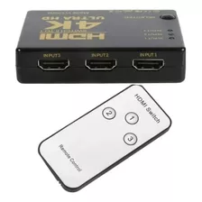 Seletor De Interruptores Hdmi 3x1 Pc Televisor Dvd Ps3 Definição 4k