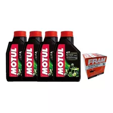 Kit Troca Oleo/filtro Fram Kawasaki Z-1000 Motul 15w50