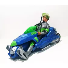 Boneco Max Steel Antigo Com Carro 