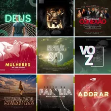 40 Artes Gospel Para Mídia Social Editáveis No Canva