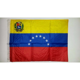 Bandera Tricolor Venezuela Escudo 90x60cm Oferta