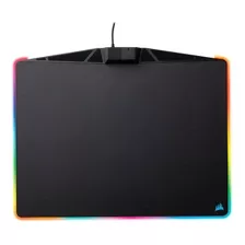 Mouse Pad Gamer Corsair Mm800 Rgb Polaris De Plástico M 260mm X 350mm X 5mm Black