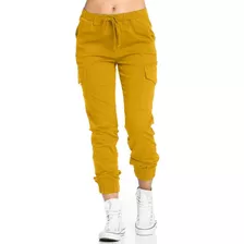 Jogger Cargo Pantalon Moda Para Dama Tallas Extras