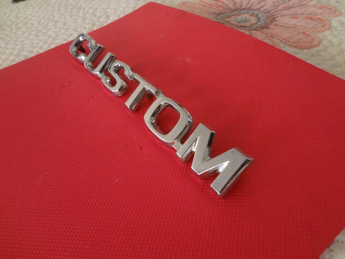 Emblema Custom, Para Camioneta Pick Up Clsica Original Foto 4