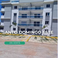  Apartamento Tipo Penthouse En Venta. Aut San Isidro 