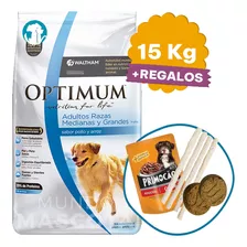 Alimento Perro Adulto Optimum Razas Medianas Y Grandes 18 Kg