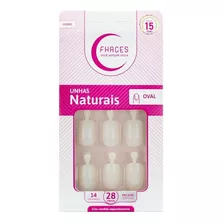 Unhas Postiças Natural Oval U3001 Fhaces