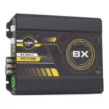 Módulo Amplificador Digital Boog Bx 600.4 - 4 Ohms 4 Canais Cor Preto - 2 Ohms P/ Ch - 4 Ohms No Bridge