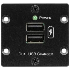 Módulo Inserción Cargador Doble Usb Kramer W-2uc-b