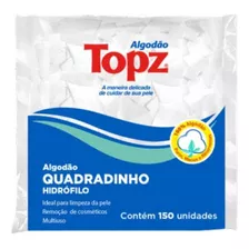 Algodão Quadradinho Topz 150unid