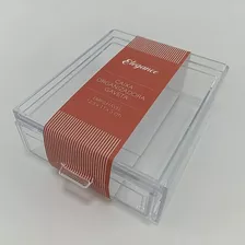 Caixa Organizadora Maquiagem Elegance Gaveta 12,5 X 11 X 5cm