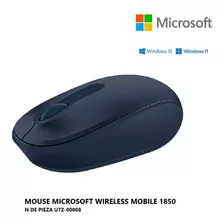 Mouse Inalámbrico Microsoft Wireless Mobile 1850 Negro