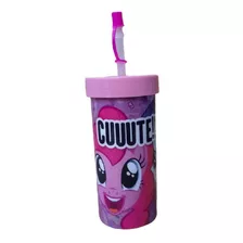 Vaso Con Bombilla Niños Licencias 400ml