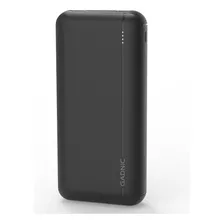 Cargador Móvil Gadnic Con Lde Indicador De Batería 25000 Mah Color Negro