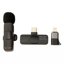 Micrófono Inalámbrico Para iPhone iPad Y Android Tecmaster