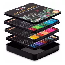 Arte Lápiz Color Premium Profesional 72 Colores Caja Metal