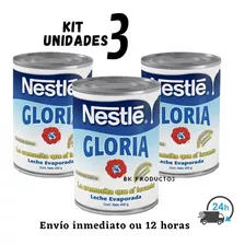  Leche Gloria Kits 3 Unidades Original Perú 390ml.